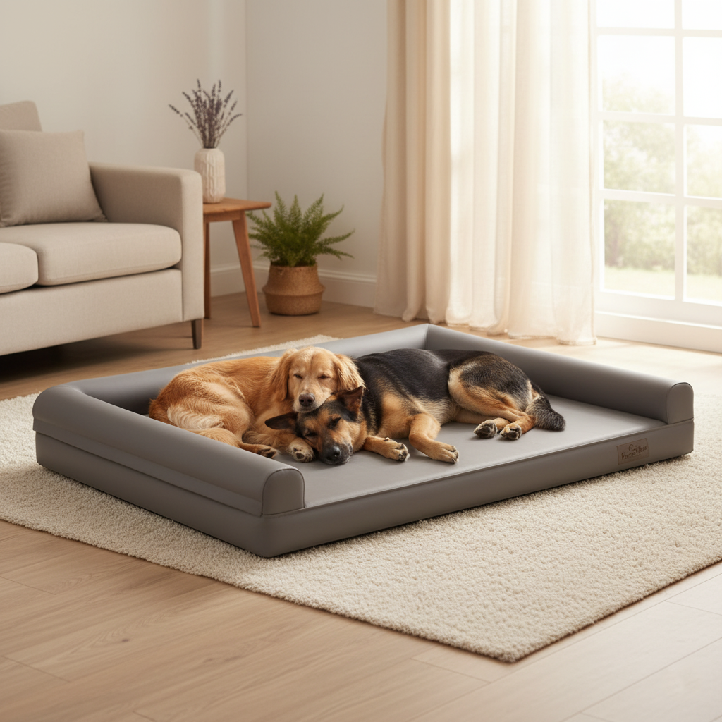 Orthopedic Memory Foam Dog Bed