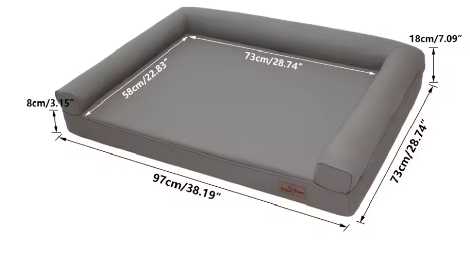 Orthopedic Memory Foam Dog Bed