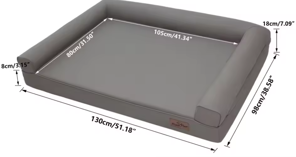 Orthopedic Memory Foam Dog Bed