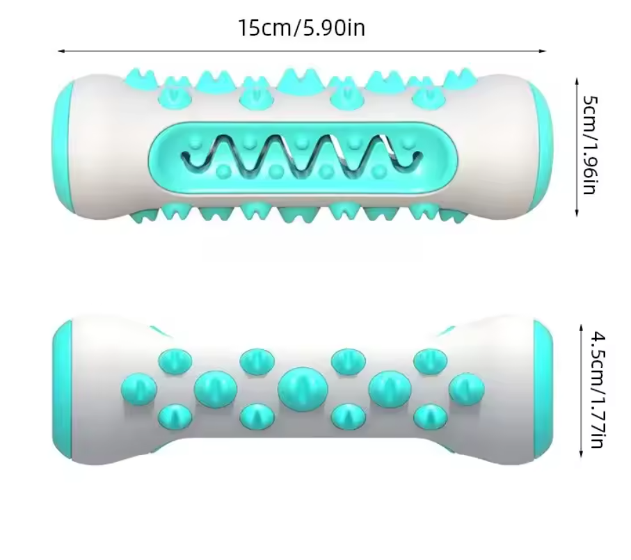 Pet Toothbrush & Chew Toy Hybrid